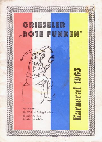 Titelseite: Liederheft 1965