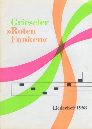 Titelseite: Liederheft 1968